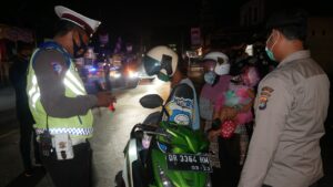 Penutupan Arus Lalulintas di Senggigi, Polisi Siagakan K-9 Polda NTB