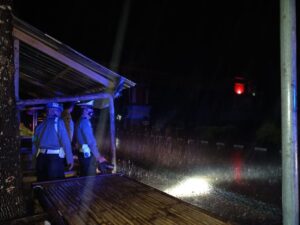 Wilayahnya Masih Masih Aman Dari Banjir, Polsek Kediri Tetap Tingkatkan Kewaspadaan