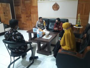 Kapolres Sumbawa Terima Kunjungan Pengurus Ikatan Mahasiswa Muhammadiyah ( IMM )