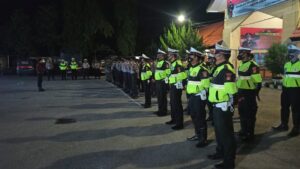 Polres Sumbawa Gelar Patroli  Yustisi dan Himbauan Cegah Penularan Virus Covid-19