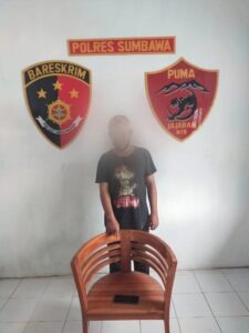 Tim Puma Polres Sumbawa Amankan BP Terduga Pelaku Pencurian