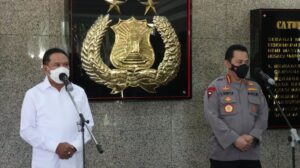Kapolri Bertemu Menpora, Olah Raga Tetap jalan dengan Prokes yang Ketat