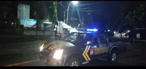Tidak Mengenal Waktu Polsek Bayan Menggelar Patroli Blue Light Untuk Cipta Harkamtibmas