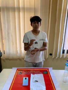 Seorang Oknum Mahasiswa Bawa Ganja 7,89 Gram, Diringkus Sat Resnarkoba Polres Lotara