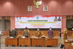 Tiga Pilar Kabupaten Lobar Matangkan Lomba Kampung Sehat Jilid II dan PPKM Mikro, Lakukan Pertemuan dengan Seluruh Jajaran Secara Virtual