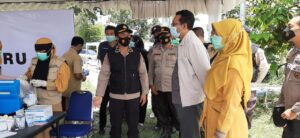 Tinjau Layanan Vaksinasi Drive Thru Lombok Barat, Gubernur NTB Apresiasi Vaksinator TNI,Polri dan Pemda Lobar