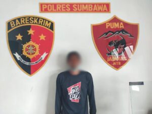 Tim Puma Polres Sumbawa Amankan ZN Terduga Pelaku Anirat