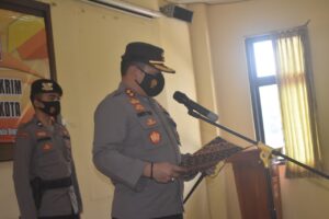 Kapolres Bima Kota Pimpin Sertijab Empat Perwira Menengah