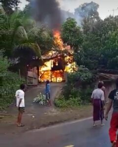 Kebakaran di Sape, 1 Rumah Habis di lahap Si Jago Merah