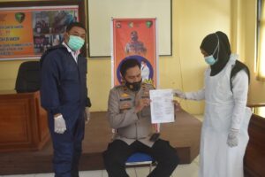 Ratusan Personil Polres Bima Kota Divaksin