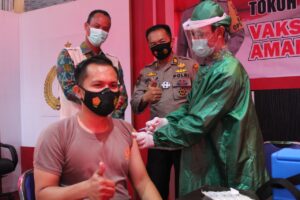 Vaksinasi di Lingkungan Polres Lobar Diatas 50 persen, Ditargetkan Rampung Sebelum April 2021