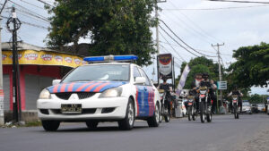 Ledakan Bom di Makassar, Jajaran Polres Lobar Tingkatkan Kesiapsiagaan dengan Melakukan Patroli Skala Besar