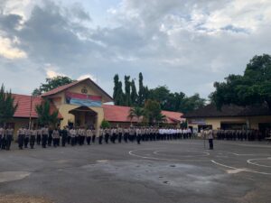 Terjunkan Ratusan Personel, Kapolres Sumbawa Berharap Pleno Penetapan Berjalan Lancar