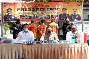 Polres Sumbawa Dua Pekan Operasi Pekat Ungkap 15 Kasus