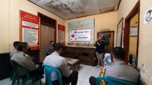 Gandeng Puskesmas, Polsek Sumbawa Gelar Pelatihan Tracer Sukseskan Kampung Sehat