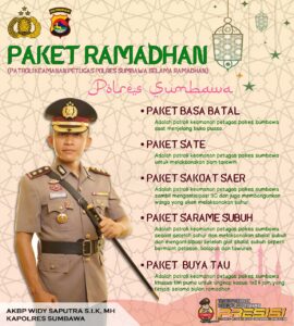 Jaga Situasi Kamtibmas , Kapolres Sumbawa  Luncurkan 5 Program Saat Bulan Suci  Ramadhan