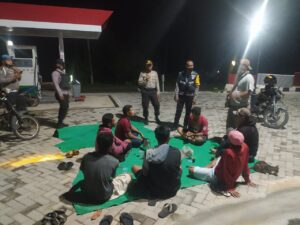 Patroli KRYD, Polsek Alas Amankan Sajam Hingga Motor Racing