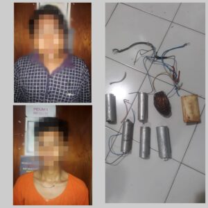 Tim Puma Polres Sumbawa Amankan Dua Terduga Pelaku Pencurian Kabel di Stadion Pragas