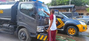 Samapta Polres Sumbawa Cek Berkala & Bersihkan Kendaraan Dinas