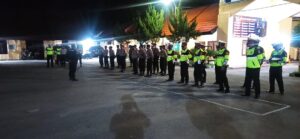 Polres Sumbawa Laksanakan Patroli Cipkon Dan Penegakkan Protokol Kesehatan