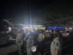 Pasar Malam Di Taman Kerato Dibubarkan Aparat Gabungan