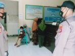 Vaksinasi Lansia Tahap Dua Dilaksanakan Puskesmas Labuapi, Polsek Labuapi Lakukan Pengamanan