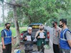 Relawan Desa Bersama Polsek Sekotong Perketat Penerapan Disiplin Protokol Kesehatan