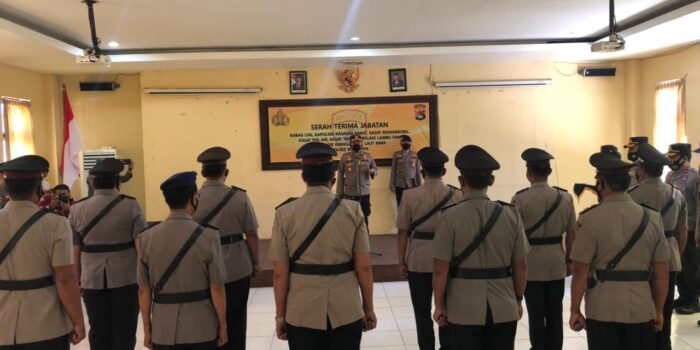 Kapolres Bima Kota Pimpin Sertijab Perwira Jajaran Polres