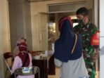Sukseskan Percepatan Vaksinasi, Polsek Labuapi Maksimalkan Gerai Vaksinasi Presisi