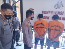 Dua Terduga Pelaku Pencurian di Cakra Diborgol Polisi, Setelah Dobrak pintu rumah Korban
