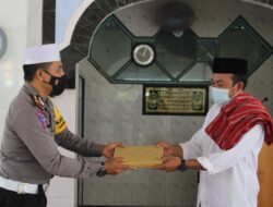 Sat Lantas Polres Lobar Laksanakan Patroli Religi, Beri Himbauan Kamseltibcarlantas dan Patuh Prokes