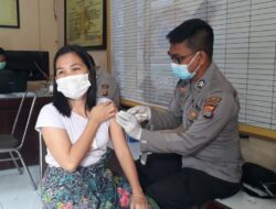 Penghuni Tahanan Polresta Mataram Divaksin Covid-19