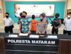 Curi Motor, Tim Khusus Polresta Mataram Ringkus Pasutri Muda di Kontrakannya