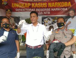 Jaringan Narkoba Antar Negara Berhasil Diungkap Ditresnarkoba Polda NTB