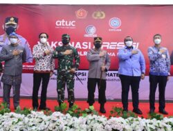 Pantau Vaksinasi KSPSI, Kapolri : Buruh Dikategorikan Pahlawan Devisa Bagi Indonesia