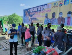 Tangkal Covid-19 di Pasar, Posko Terpadu Pasar Sekotong Berikan Berbagai Layanan