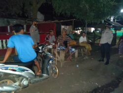 Patroli Dialogis Polsek Lembar, Sekaligus Lakukan Pengawasan Prokes