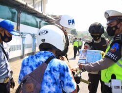Operasi Patuh Rinjani 2021 Polres Lombok Barat, Lakukan Himbauan di Pusat Keramaian