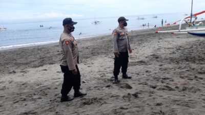 Prioritaskan Prokes dan Keselamatan di Tempat Wisata, Polsek lembar Lakukan Patroli