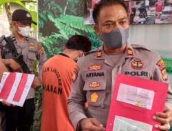 Polsek Lingsar Amankan Tersangka Penipuan Berugak