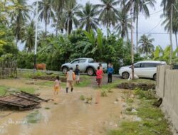 Dua Desa di Kecamatan Sekotong Terendam Banjir, Putuskan Satu Jembatan