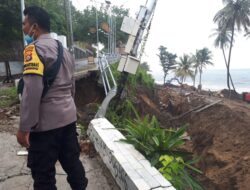 Longsor View Point Senggigi, Polisi Pasang Pembatas Jalan