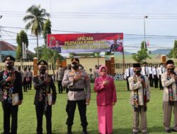 Kapolres Bima Kota Lepas Dua Perwira Purna Tugas