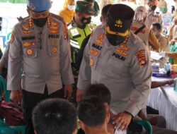 Para Kombes Polda NTB Turun Gunung Percepat Capaian Vaksinasi di Bima    