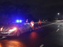 Patroli malam Akhir pekan, Polsek Kediri Sisir Jalan By Pass BIL II