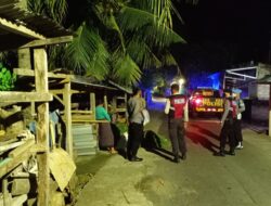 Patroli malam, Sat Samapta Polres Lobar Sambangi Perumahan dan Kandang Kolektif