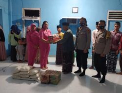 Gelar Baksos Bersama Anak Yatim, Polsek Sekotong Sampikan Amanah Kapolres Lobar