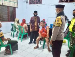 Sebagai Garda Terdepan Polres Bima Kota, Bhabinkamtibmas Geber Vaksin di Manggemaci