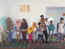 Giat Penyerahan santunan dan himbauan