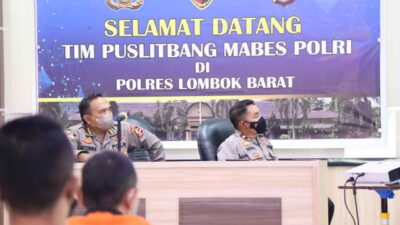 Kunjungan Tim Puslitbang Polri